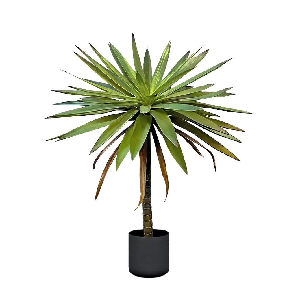 NNEAGS 90cm Yucca Tree Giant Palm Lily Living Room Artificial Plant Home Accent Decor