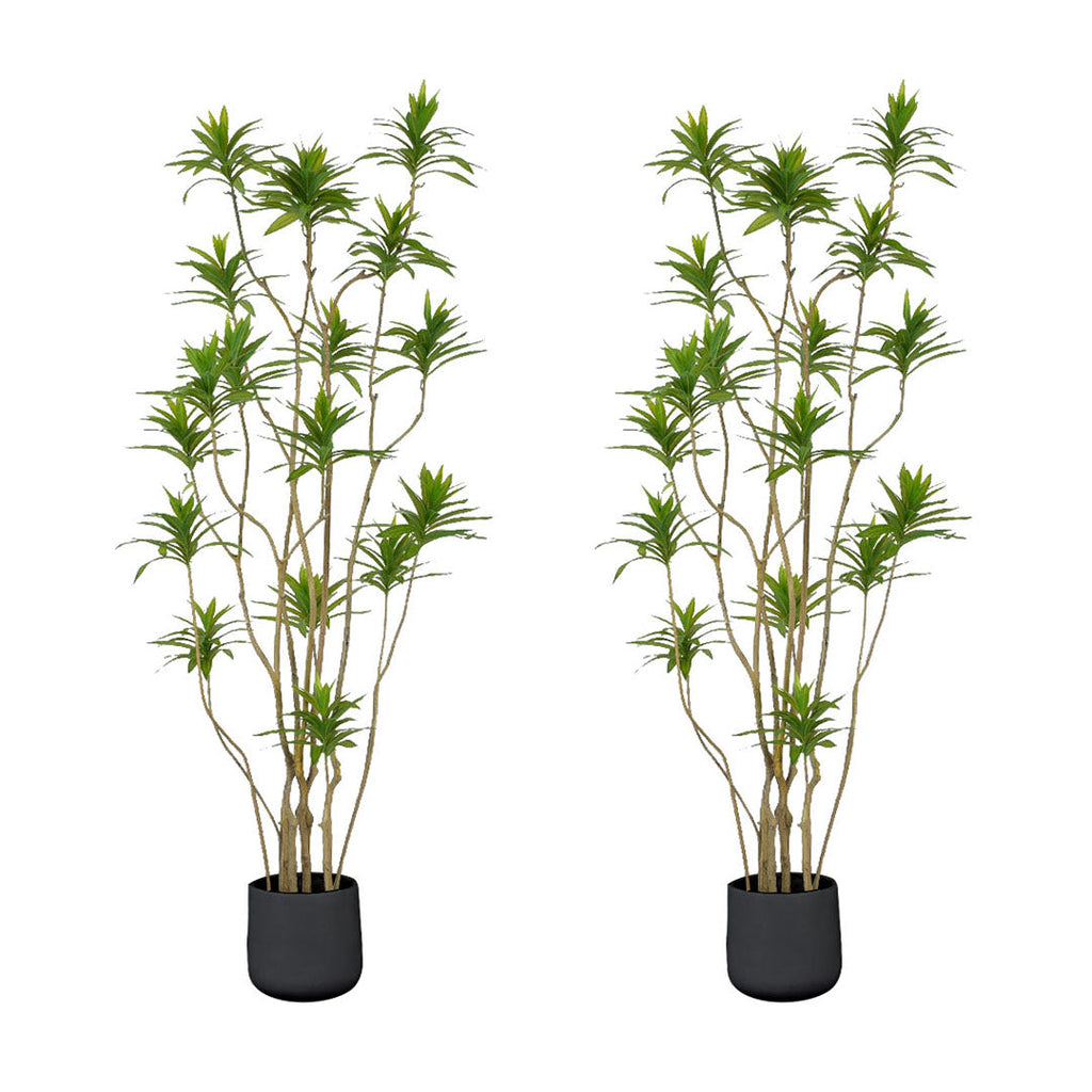 NNEAGS 2X 190cm Lily Bamboo Plant Tree Living Room Artificial Plant Home Accent Decoration