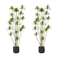 NNEAGS 2X 190cm Lily Bamboo Plant Tree Living Room Artificial Plant Home Accent Decoration