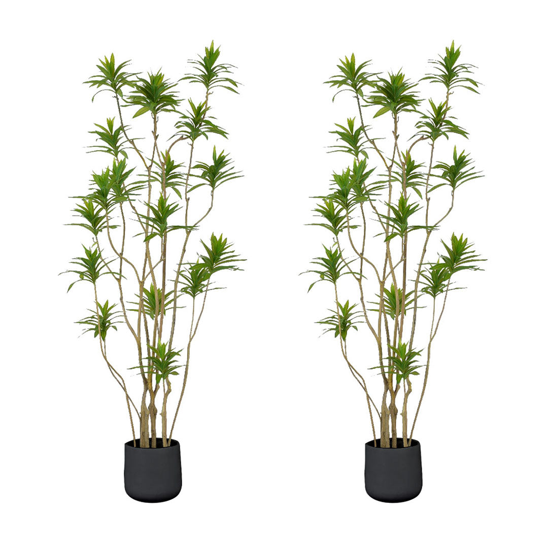 NNEAGS 2X 190cm Lily Bamboo Plant Tree Living Room Artificial Plant Home Accent Decoration