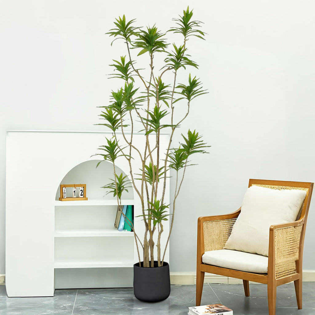 NNEAGS 2X 190cm Lily Bamboo Plant Tree Living Room Artificial Plant Home Accent Decoration