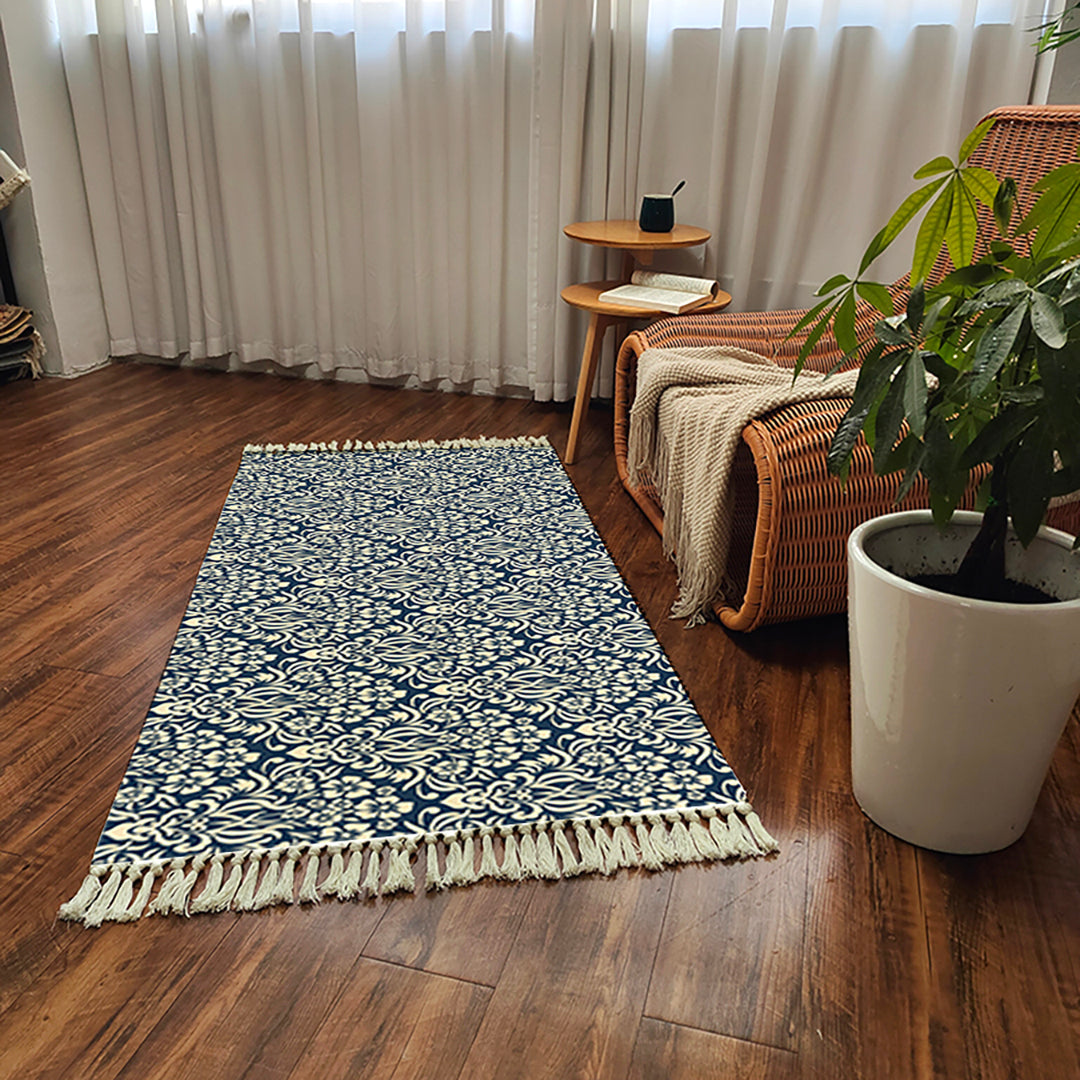 NNEAGS 90cm Cotton Polyester Vintage Area Rugs Living Room Hallway Floor Kitchen, Home Decor