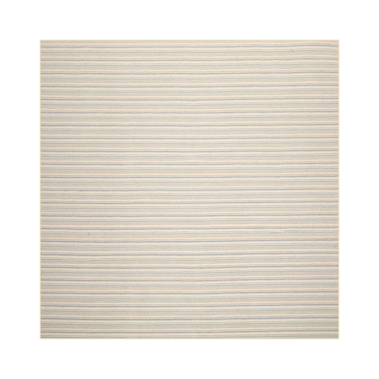 LoomBloom Multi Sizes Ivory Hand Woven Contemporary Striped 100% New Zealand Wool Oriental Area Rug
