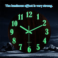 12'' Luminous Wall Clock Suitable for Home Bedroom Living Room