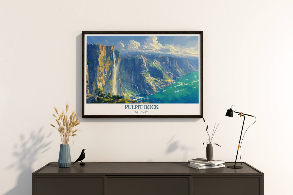 Pulpit Rock Travel Prints - Lysefjord   Living Room Decor - Norway  Home Decor