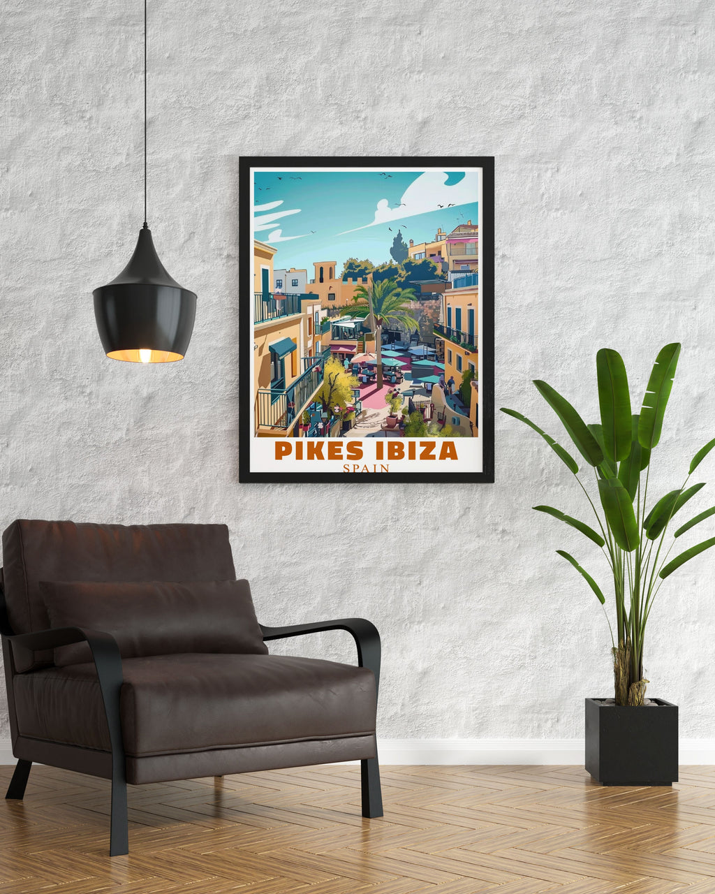 Pikes Ibiza Nightclub  Travel Posters - Outdoors Ideal Home Decor - Spain  Living Room Decor