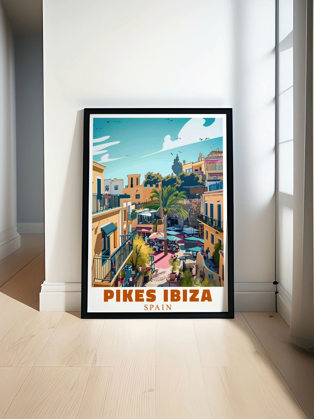 Pikes Ibiza Nightclub  Travel Posters - Outdoors Ideal Home Decor - Spain  Living Room Decor