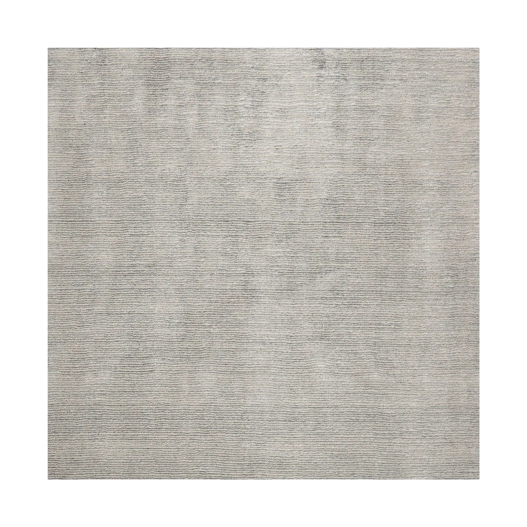 LoomBloom Multi-Size Beige Hand-Tufted Contemporary Textured Ribbed New Zealand Wool Oriental Area Rug