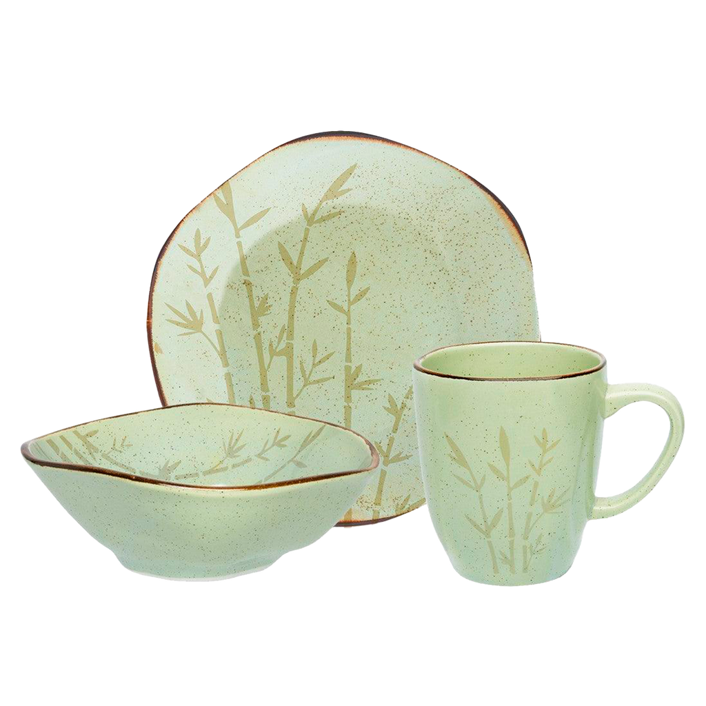 Ryo Bamboo Porcelain Dinnerware Line