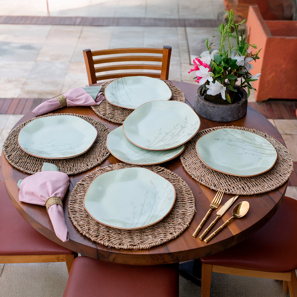 Ryo Bamboo Plate Set of 6