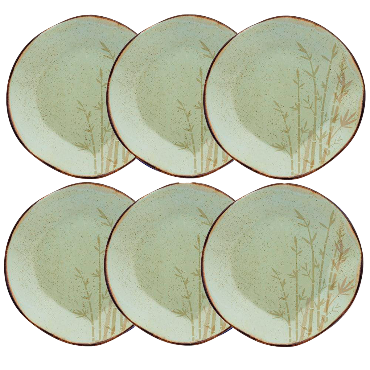 Ryo Bamboo Plate Set of 6