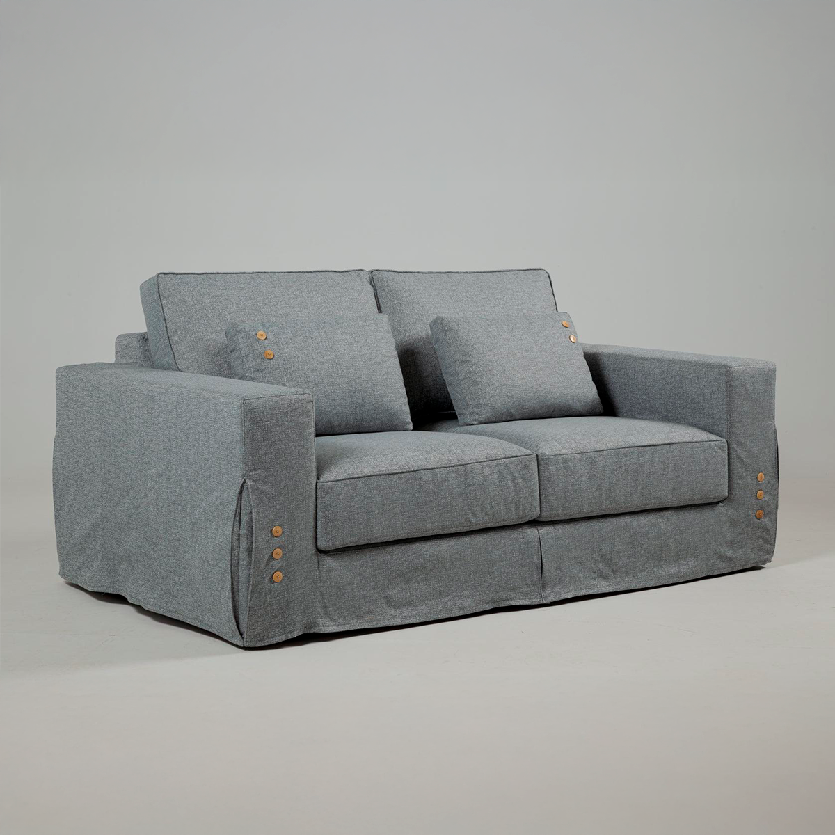 Monet Sofa - 3-Seater Upholstered Sofa with Removable Cover