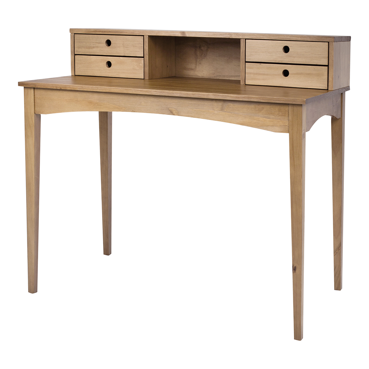 Schreibtisch Charme – Retro-Schreibtisch & Schminktisch mit 4 Schubladen