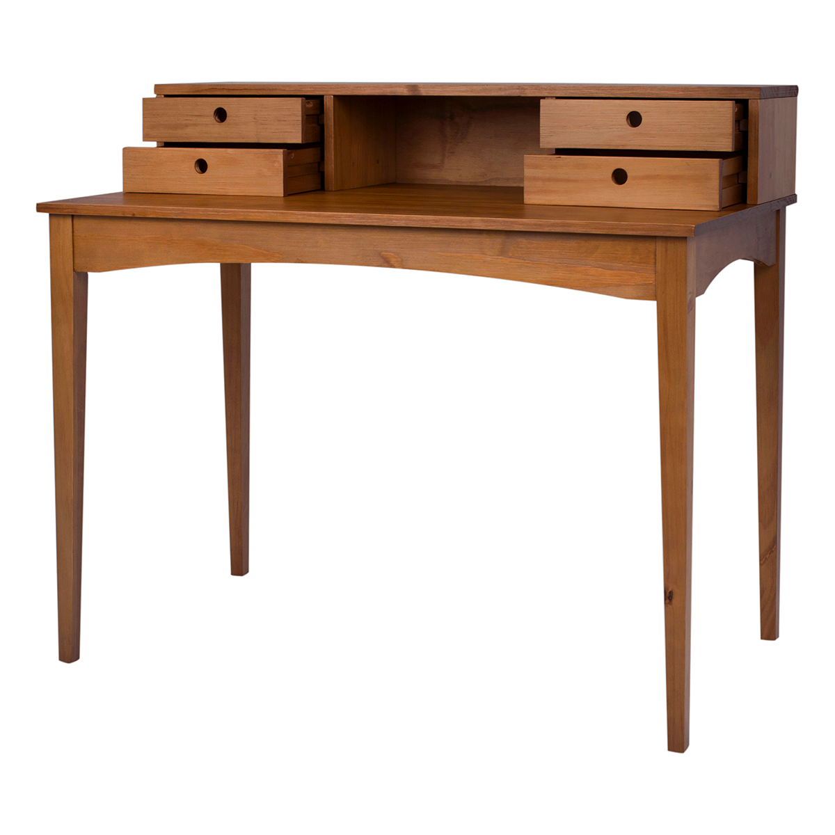 Schreibtisch Charme – Retro-Schreibtisch & Schminktisch mit 4 Schubladen