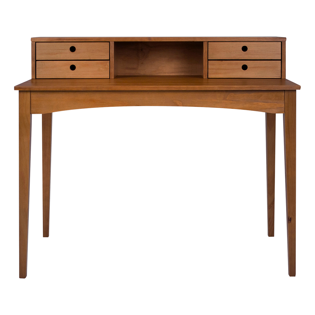 Desk Charm - Retro Desk & Dressing Table with 4 Drawers