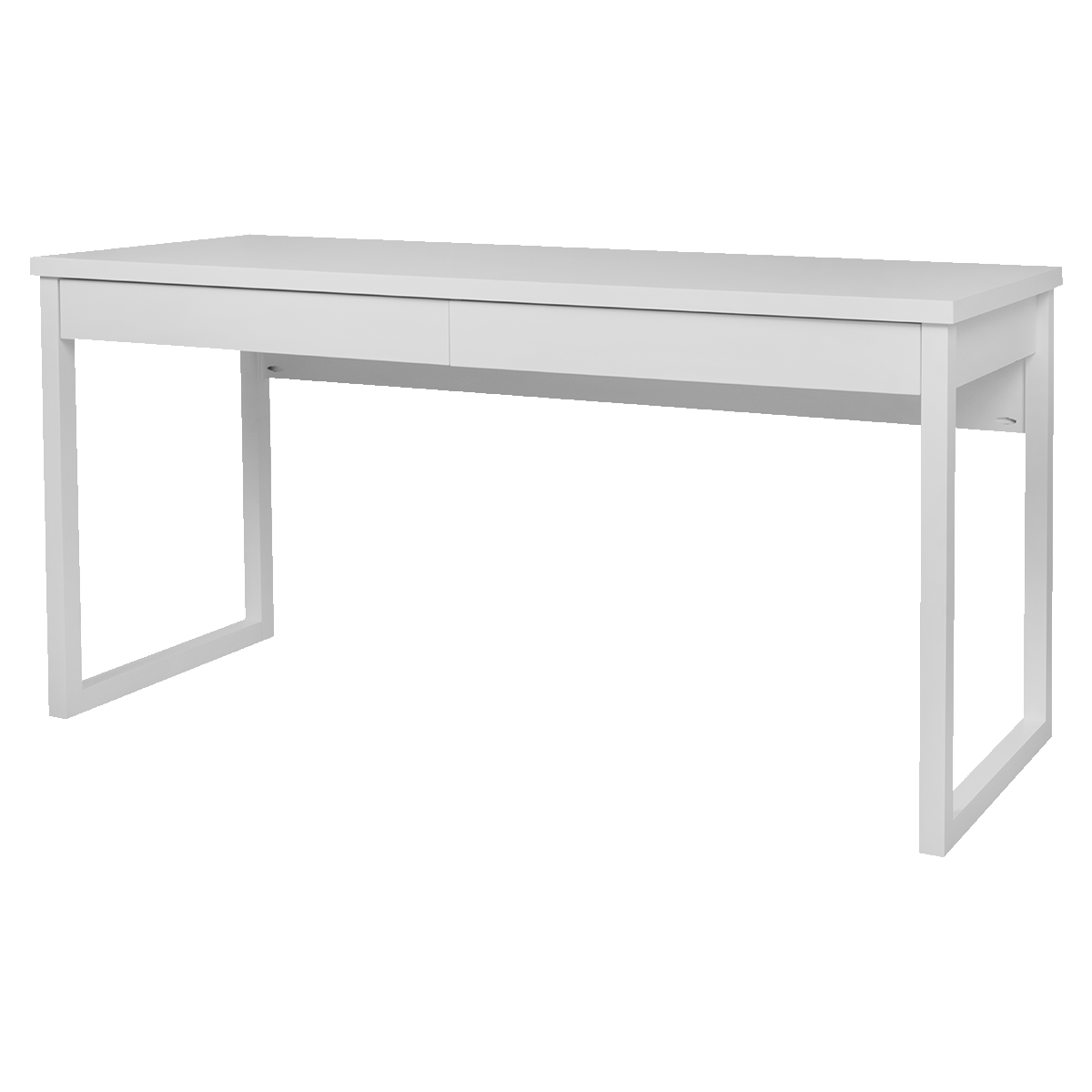 Schreibtisch Duna – Massivholz-Schreibtisch als Schminktisch, 3 Größen & 2 Farben
