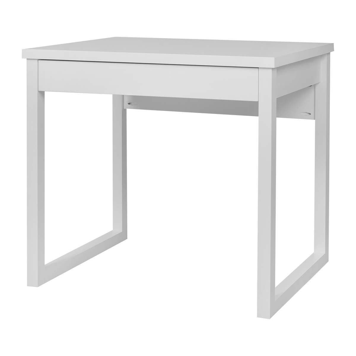 Schreibtisch Duna – Massivholz-Schreibtisch als Schminktisch, 3 Größen & 2 Farben