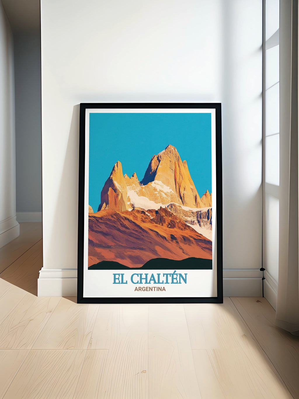 El Chaltén  Framed Prints - Fitz Roy Mountain  Home Decor - Argentina  Living Room Decor