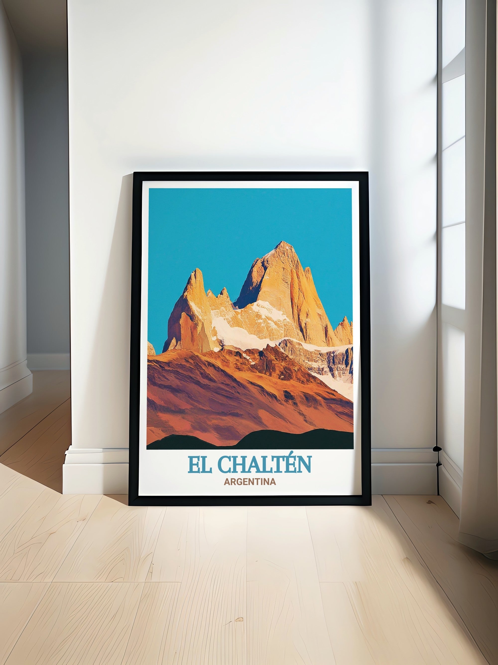 El Chaltén  Framed Prints - Fitz Roy Mountain  Home Decor - Argentina  Living Room Decor