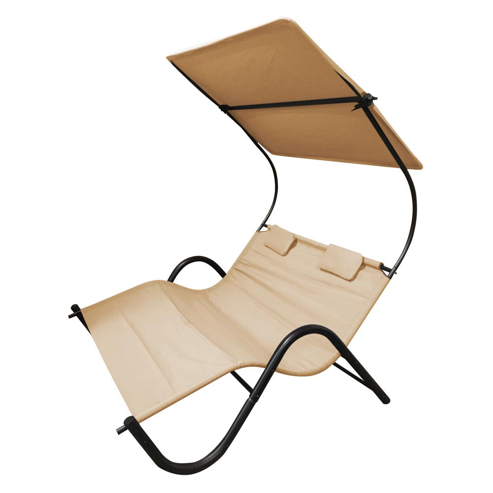 DELUX sun lounger for 2 people in 3 colors - beige