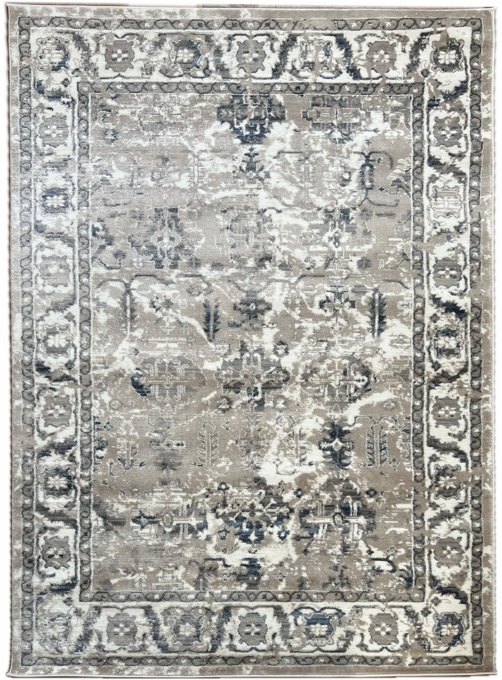 Canvello Area Rugs Premium Rugs for Living Room, Bedroom, Dining Room, Ivory, Grey, Beige