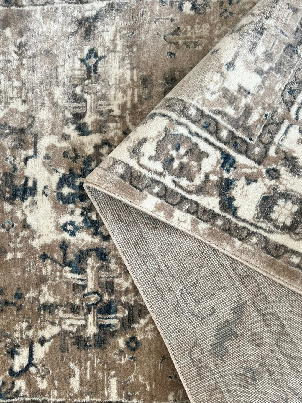 Canvello Area Rugs Premium Rugs for Living Room, Bedroom, Dining Room, Ivory, Grey, Beige