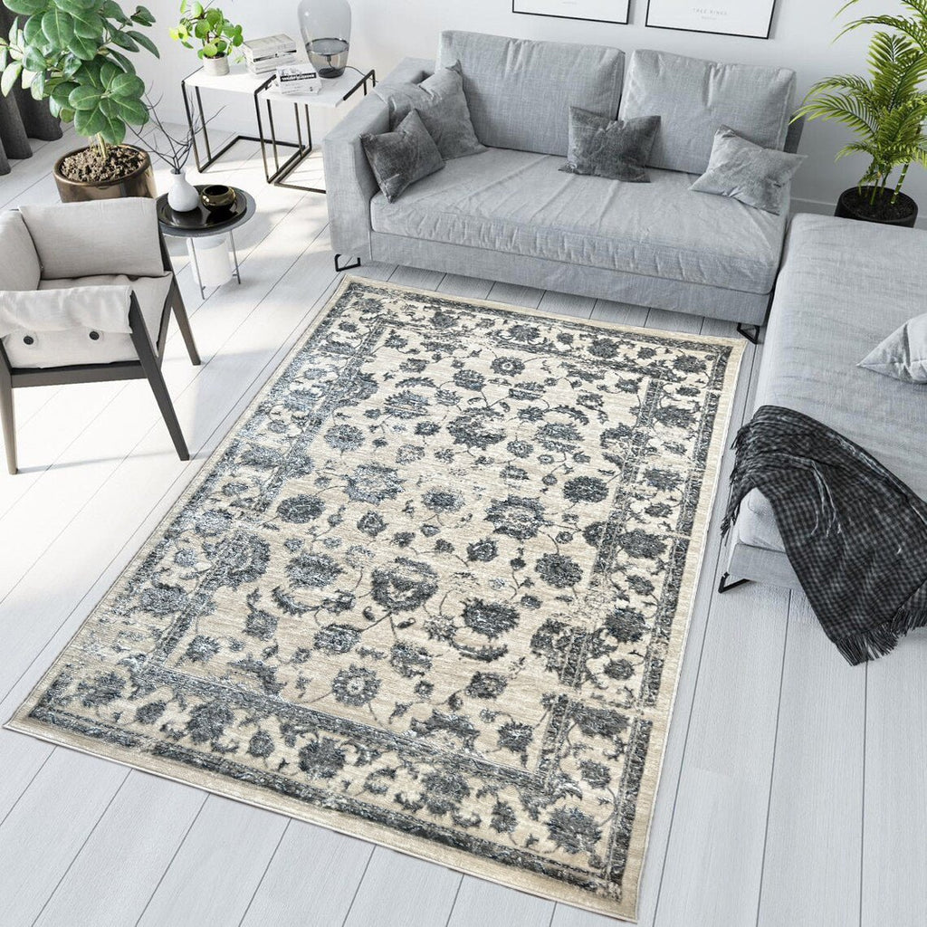 Canvello Area Rugs Premium Rugs for Living Room, Bedroom, Home Dining, Ivory, Gray, Beige