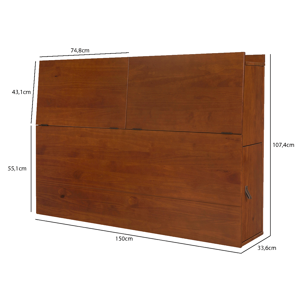 Functional Headboard Bali - 4 Sizes and 3 Colors