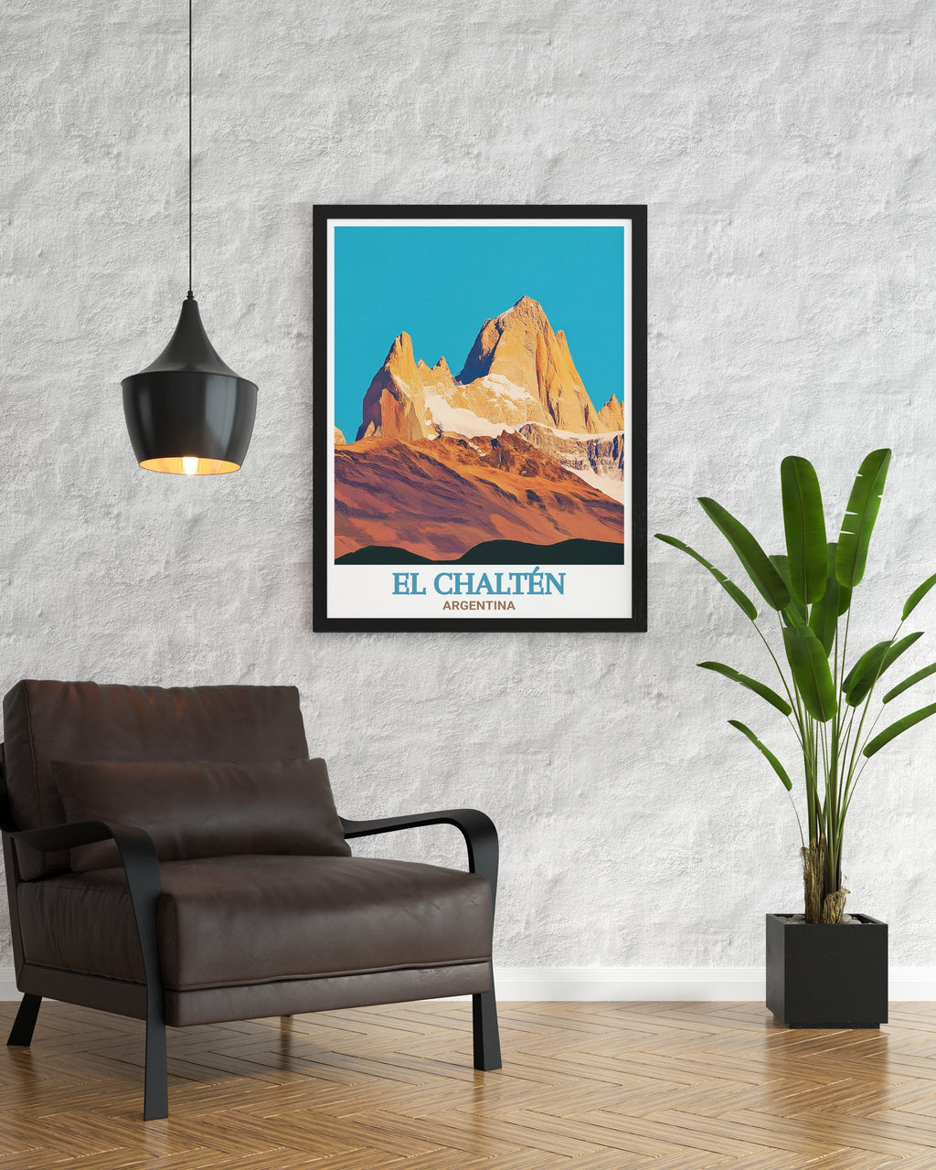El Chaltén  Framed Prints - Fitz Roy Mountain  Home Decor - Argentina  Living Room Decor