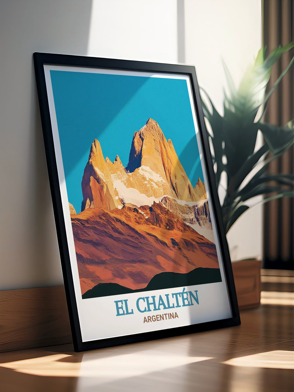 El Chaltén  Framed Prints - Fitz Roy Mountain  Home Decor - Argentina  Living Room Decor