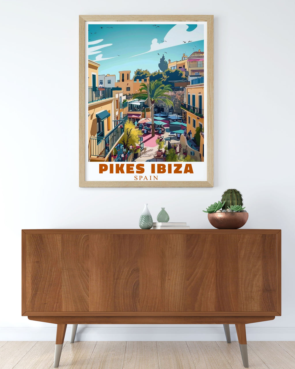 Pikes Ibiza Nightclub  Travel Posters - Outdoors Ideal Home Decor - Spain  Living Room Decor