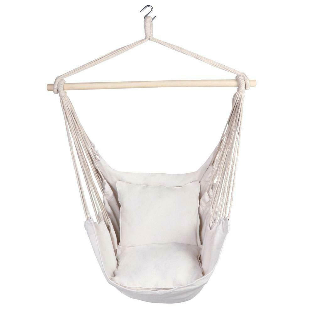 Hammock swing with pillow-ivory