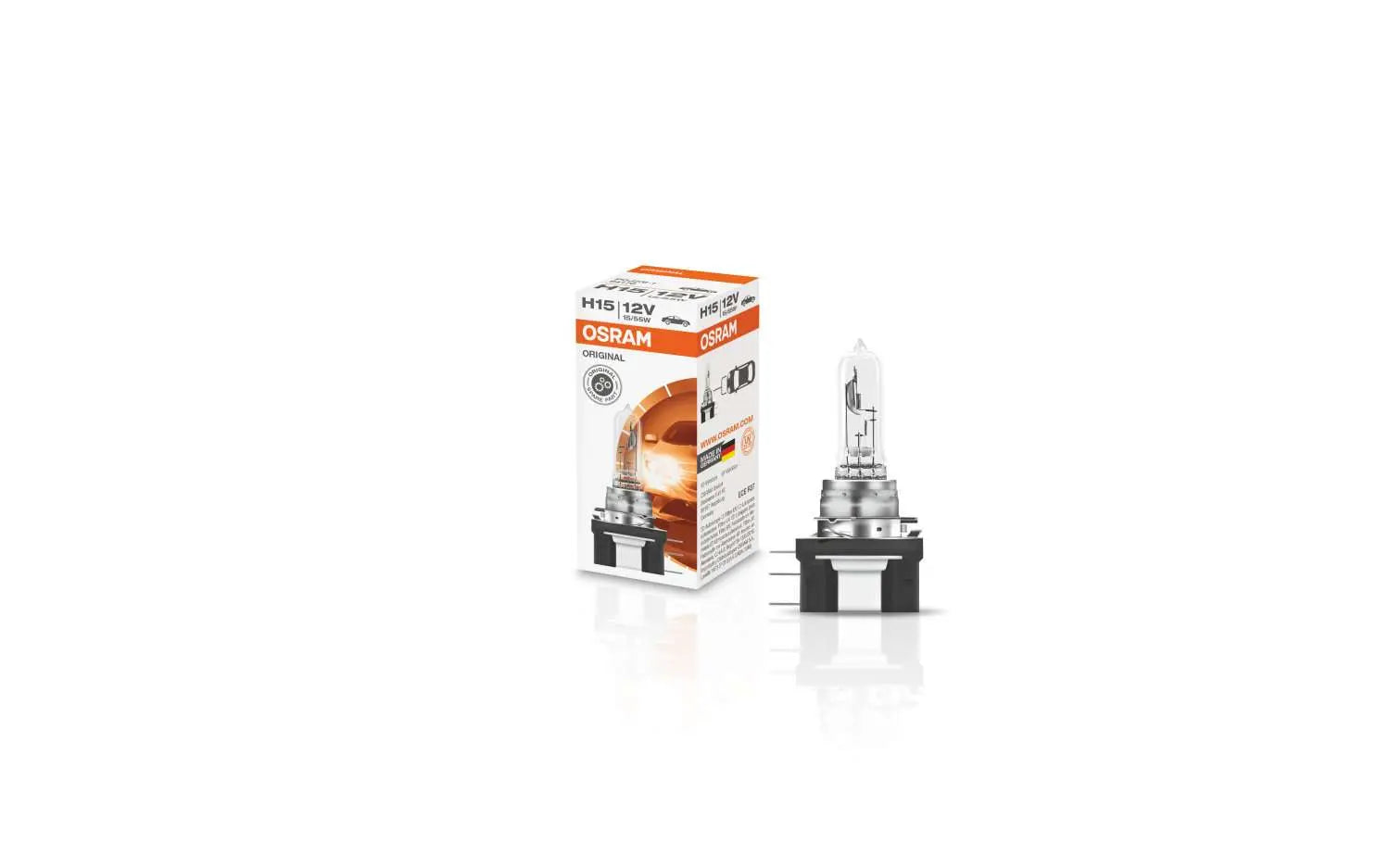 H15 15/55W PGJ23t-1  Original Spare Part OSRAM