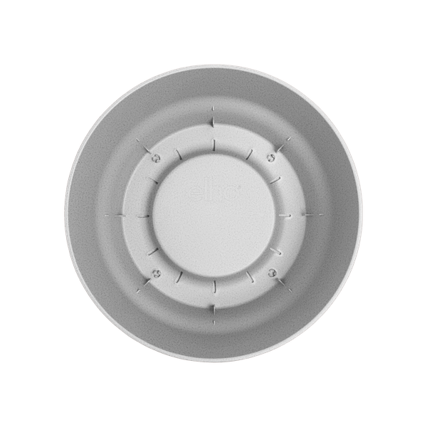 Pot Greenville Round Grey – Flower Pot D14 x H13 – Modern Planter for Indoor & Outdoor – Sustainable & Stylish