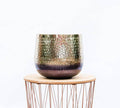 Plant Pot Jenna Gold – Flowerpot 46x38cm – Gold Planter – Look – Cachepot for large plants